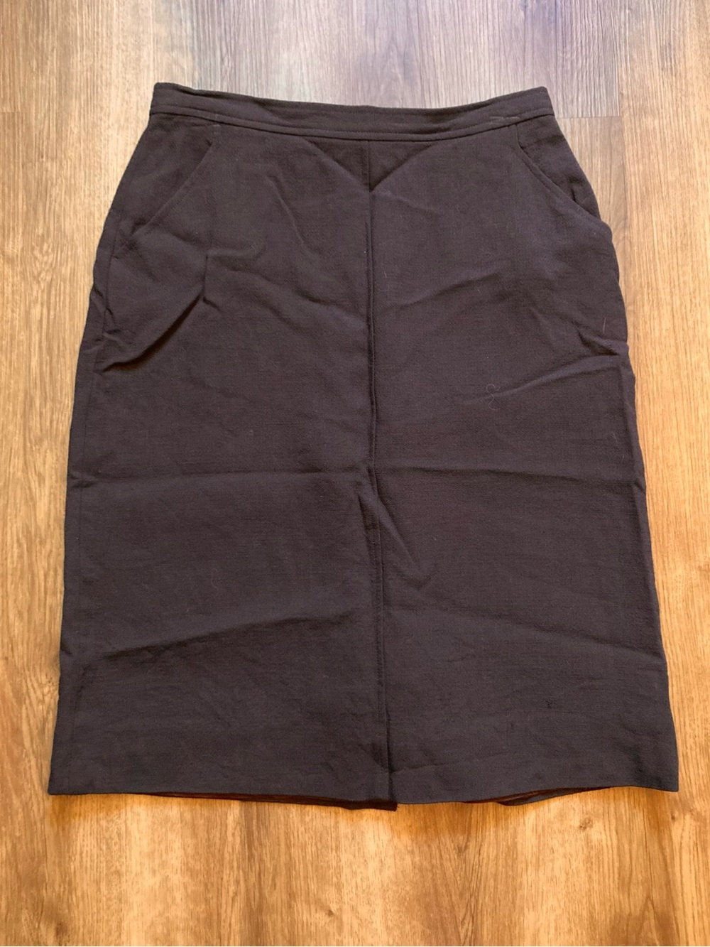 Jones New York Dark Brown Suit Skirt 12 Petite